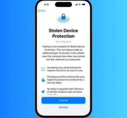 舟曲苹果授权维修店分享被盗设备保护功能开启方法 