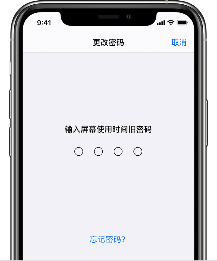 舟曲苹果手机维修分享iOS 14 忘记屏幕使用时间密码怎么办 