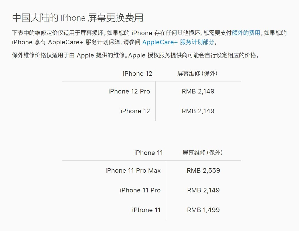 舟曲苹果手机维修分享iPhone 12/12 Pro 更换屏幕多少钱 